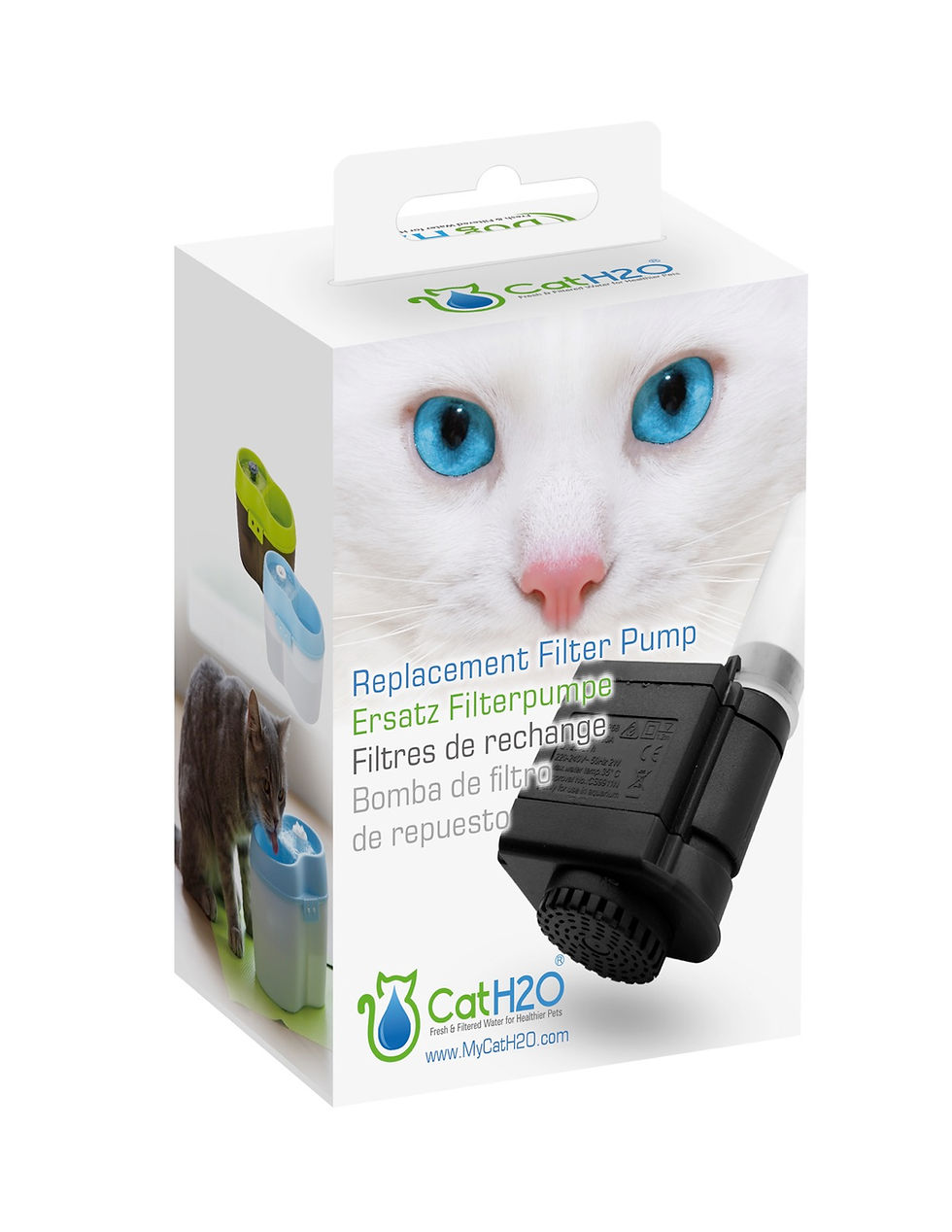 Thumbnail: Replacement Filter Pump (Version 2) for Dog H2O & Cat H2O water fountains