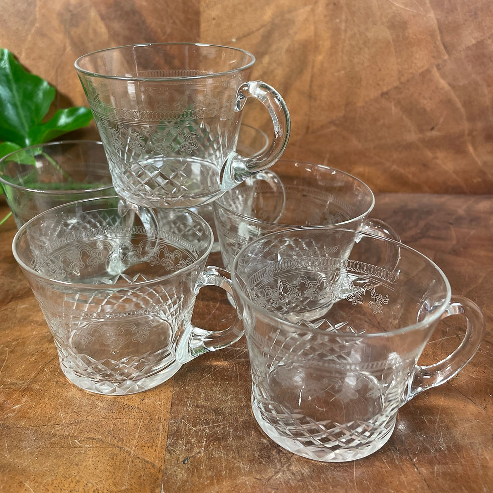 Thumbnail: A Set of 6 Dessert Glasses