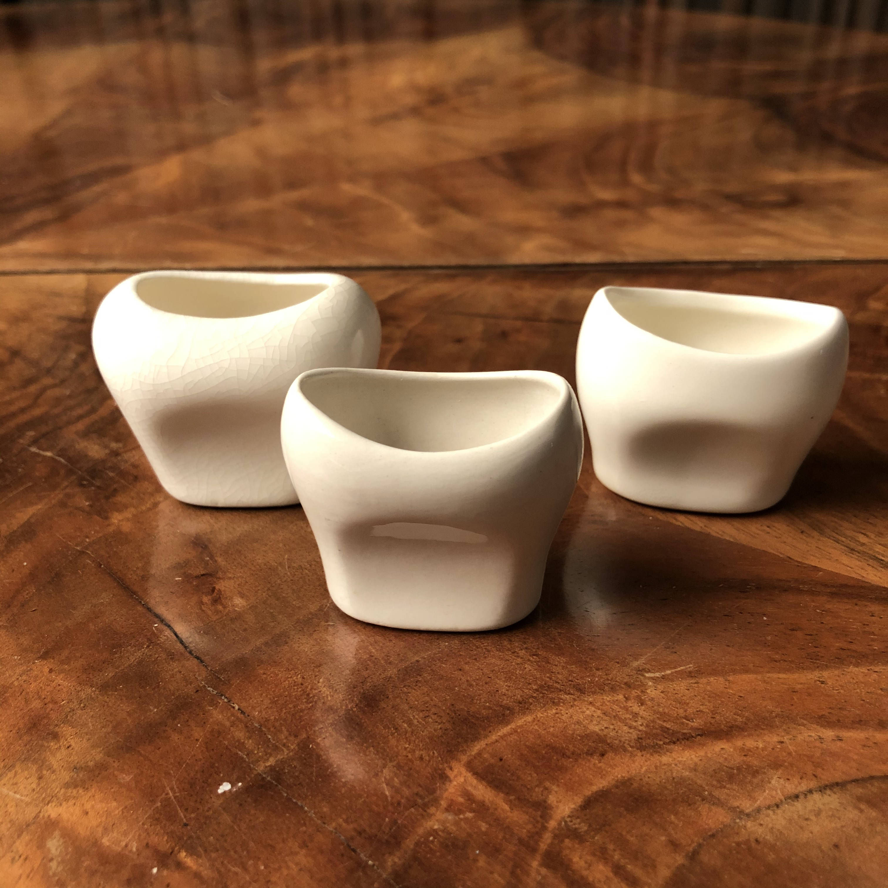 Victorian White Pottery Eye Bath