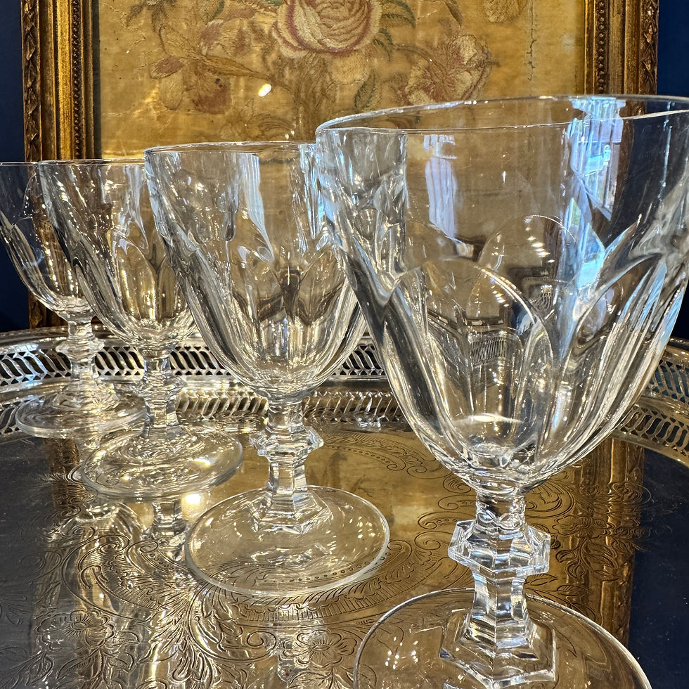 Thumbnail: Val St Lambert Goblets