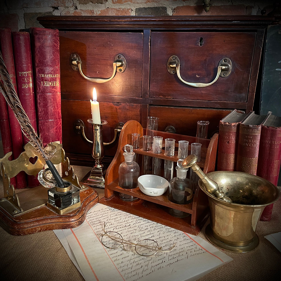 A group of Chemist / Pharmacy Items