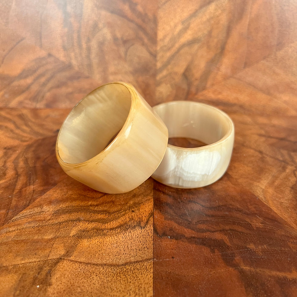 Thumbnail: Two Horn Napkin Rings