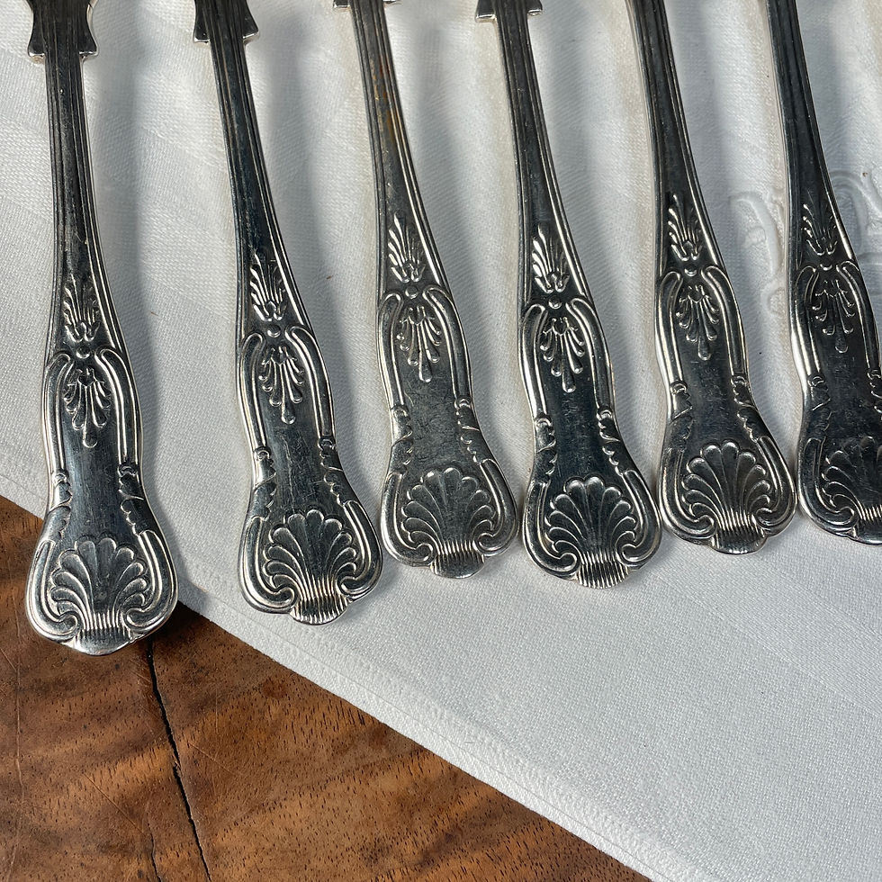 Thumbnail: A Set of 12 Kings Pattern Dinner Forks