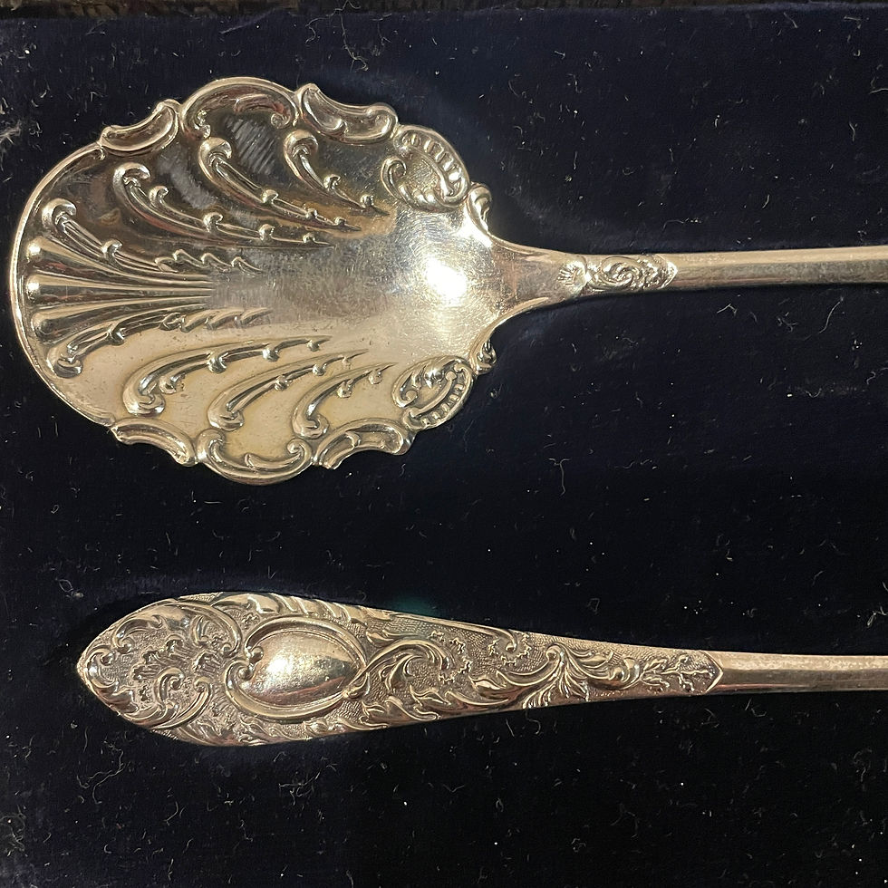 Thumbnail: Cased set of Preserve Spoons