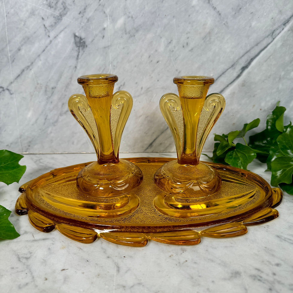Thumbnail: Glass Dressing Table Set