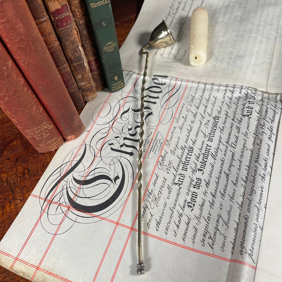 Thumbnail: Vintage Brass Candle snuffer