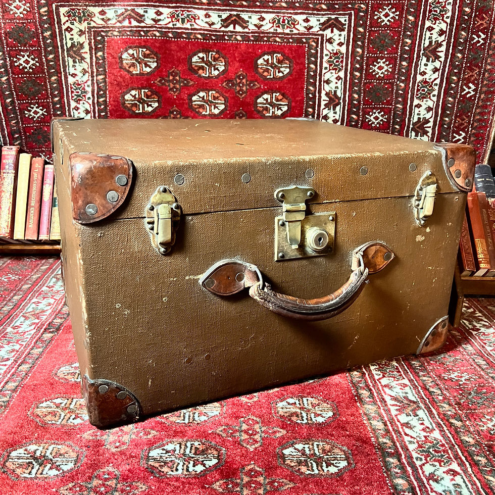 Early 20th Century Ladies Hatbox