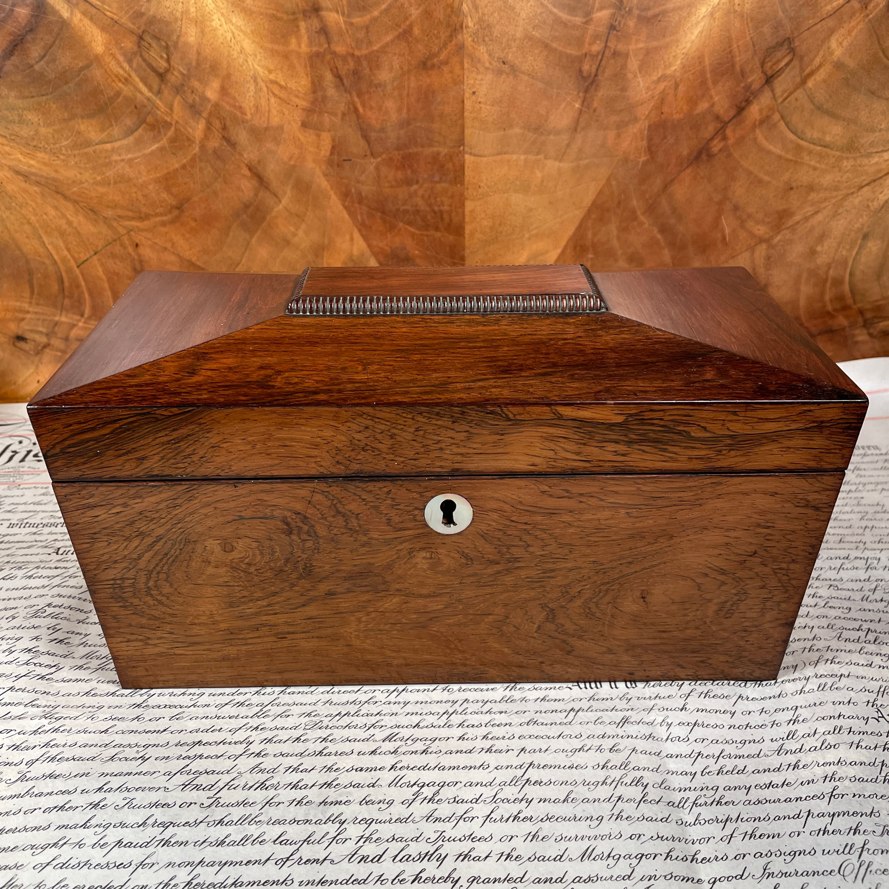 Victorian Mahogany Tea caddy