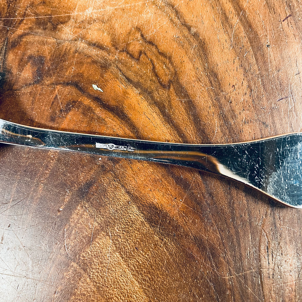 Thumbnail: Set of 8 Silver Plated Cake Forks 