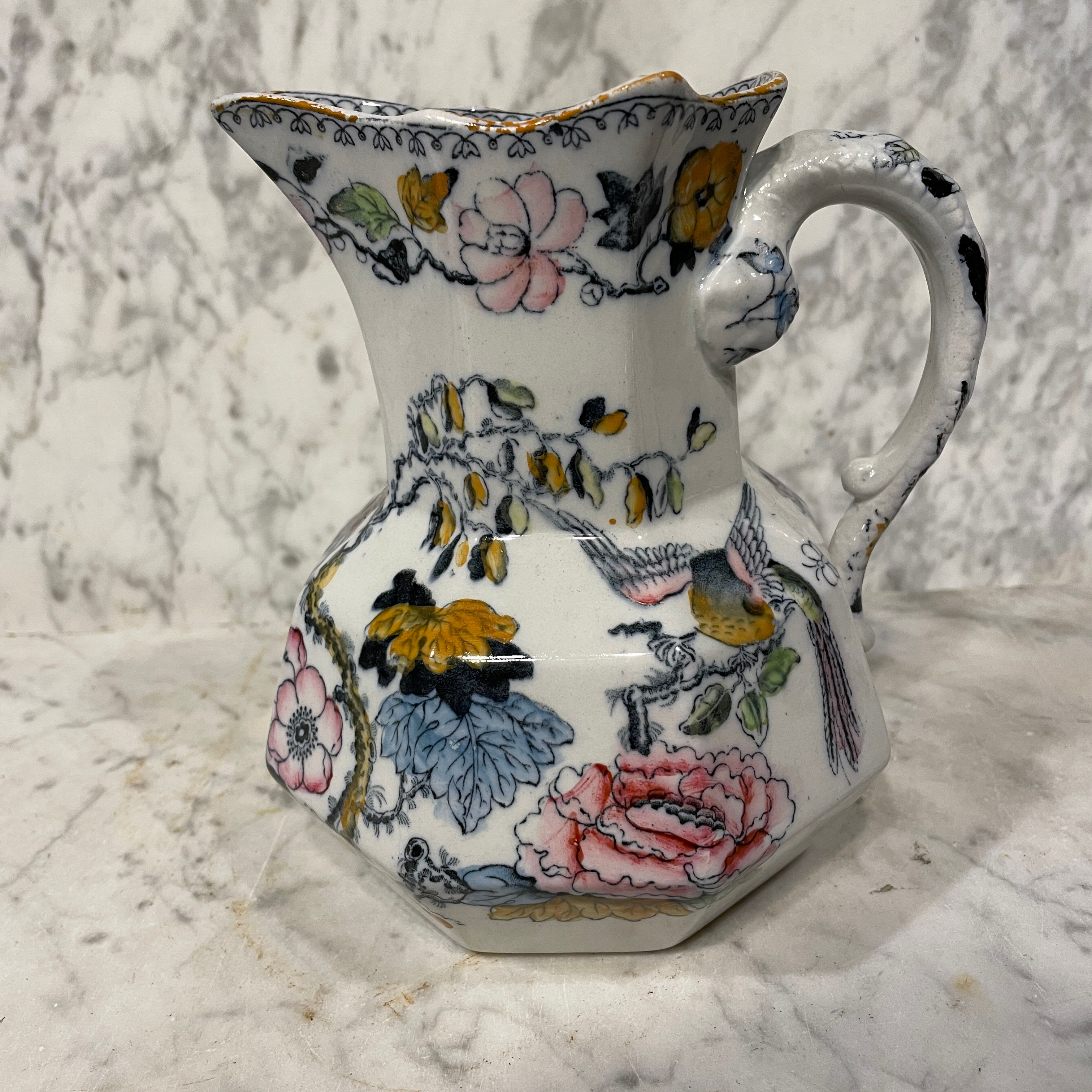 Ashworth Pottery Jug with Hydra Handle