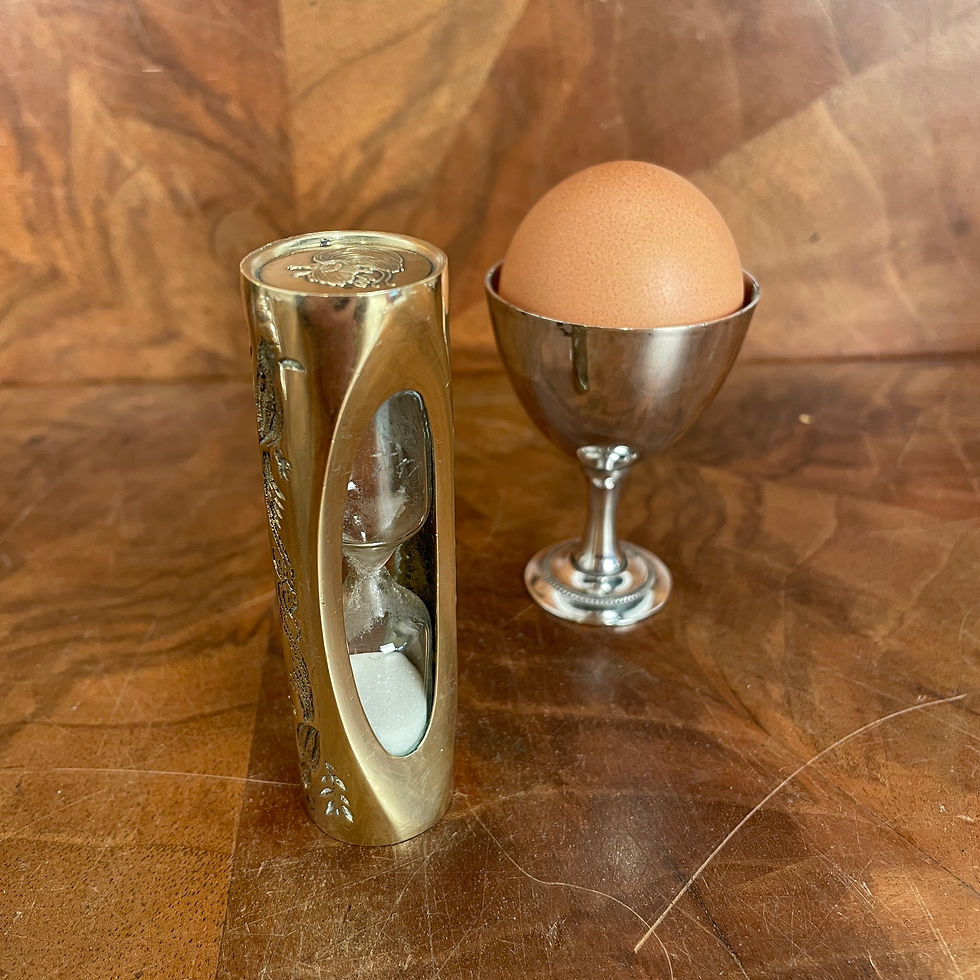 Thumbnail: Vintage Brass Egg Timer