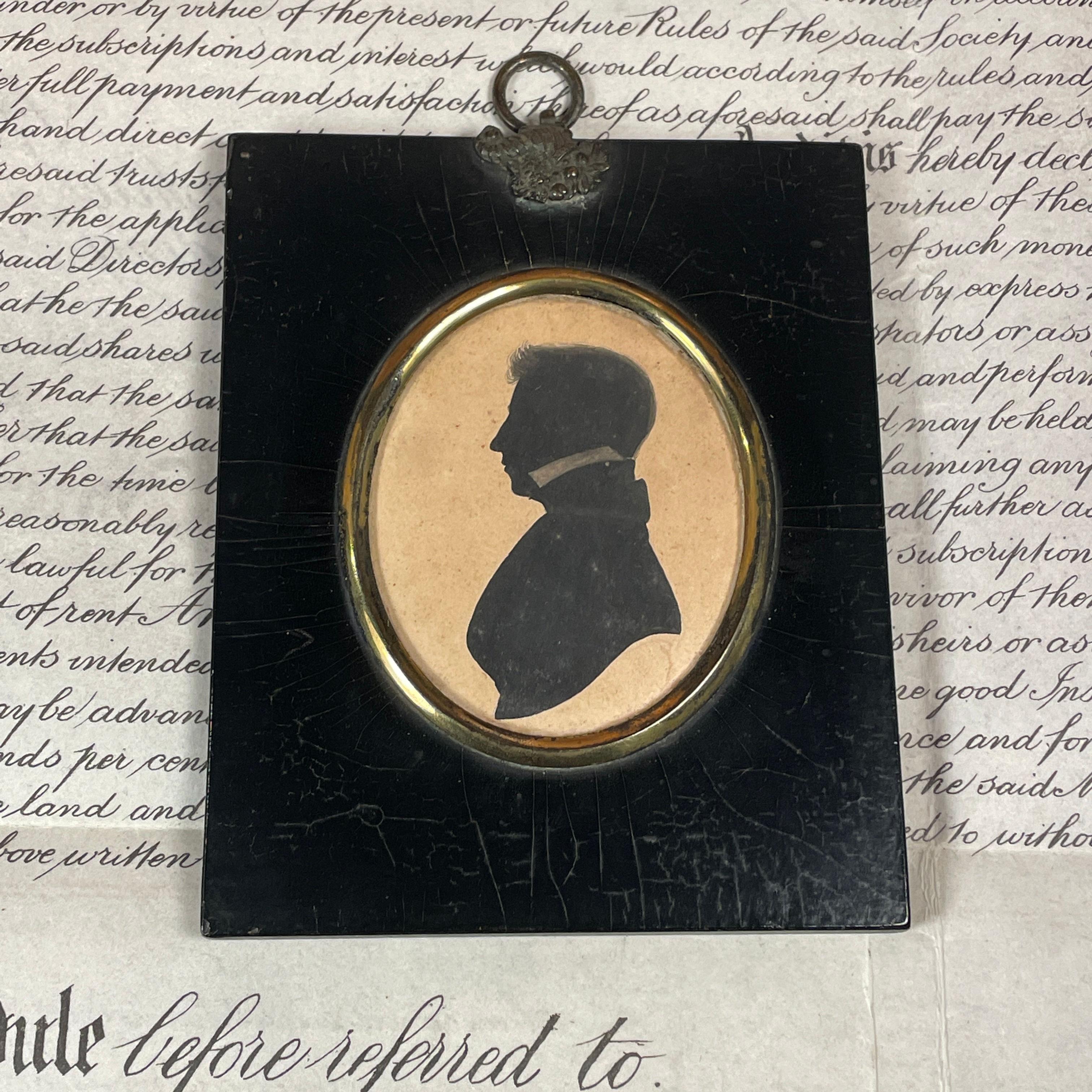 Silhouette of a Gentlemen