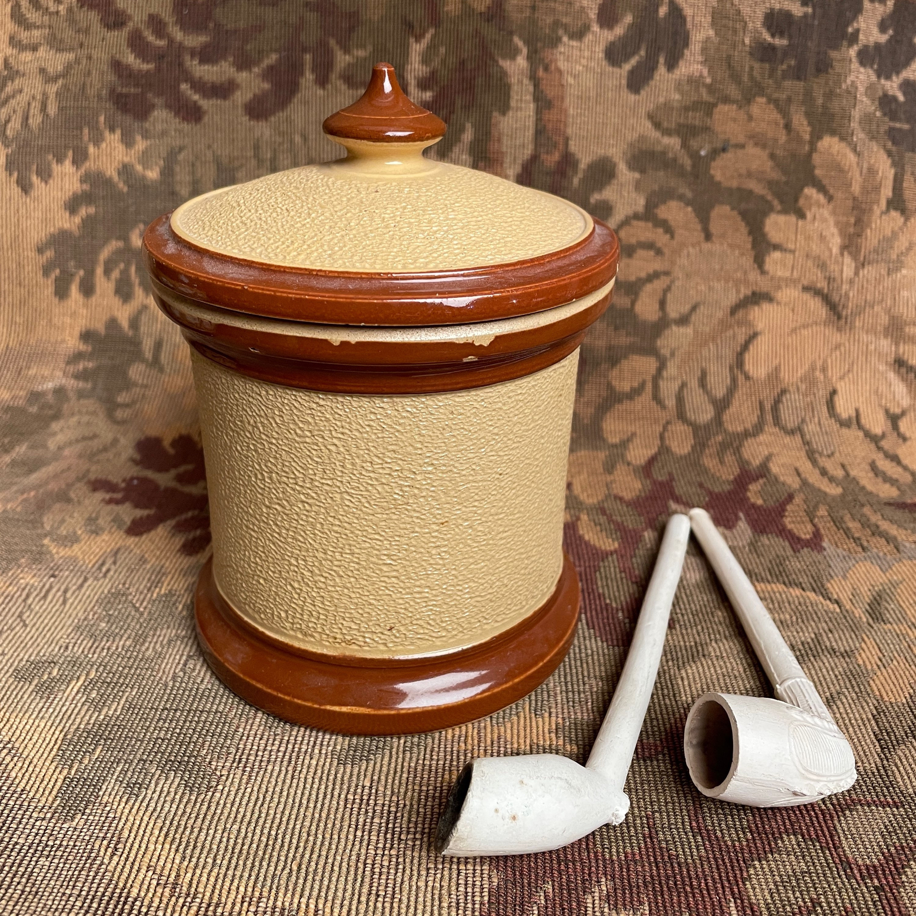 Stoneware Tobacco Jar