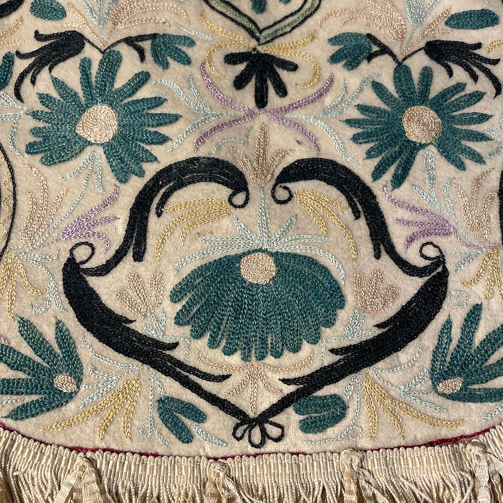 Thumbnail: A Victorian Crewel Work Banner