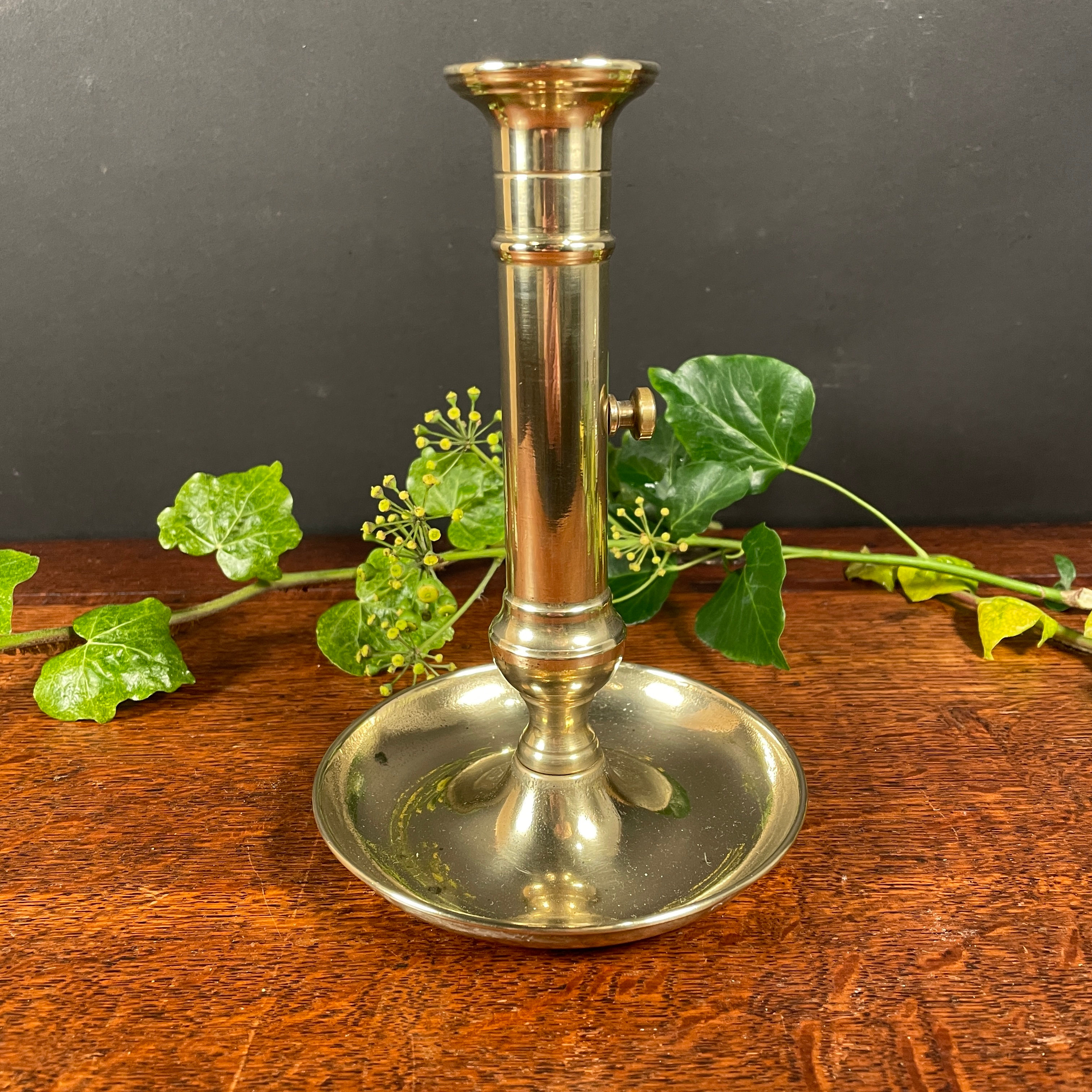 Large Brass Chamberstick