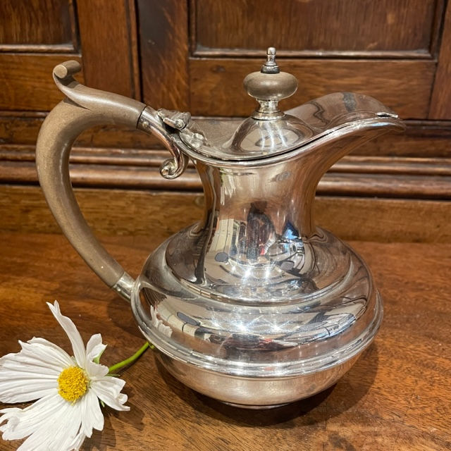 Thumbnail: An Edwardian Silver Plated Coffee Pot