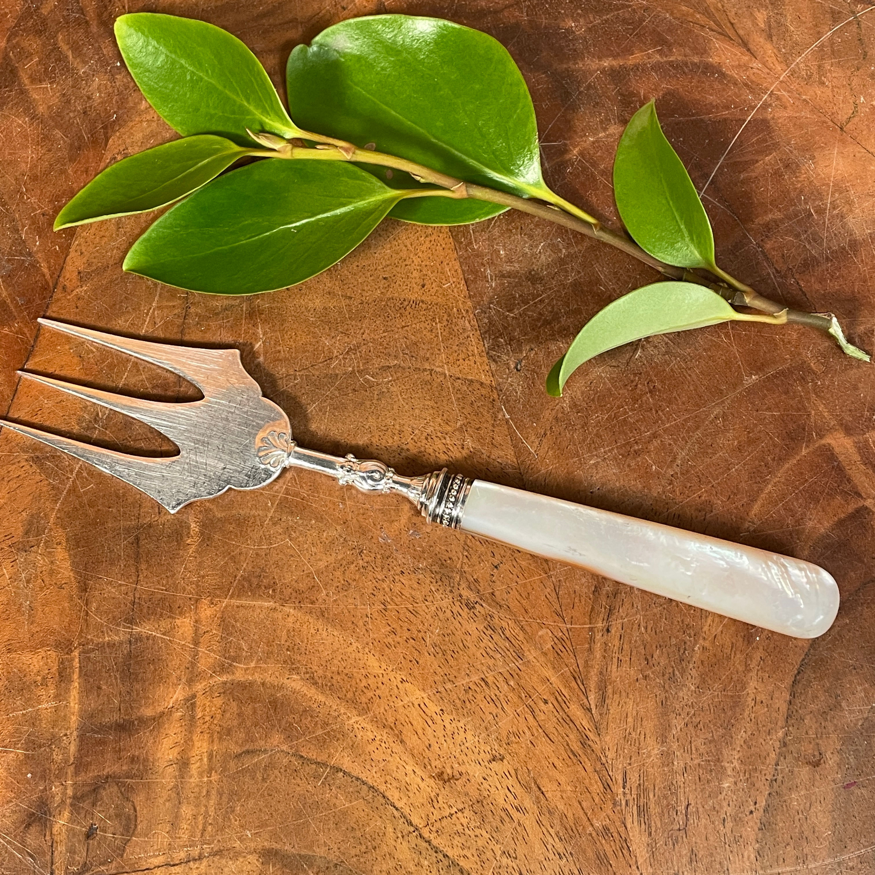 Victorian Silver Plated Serving Fork