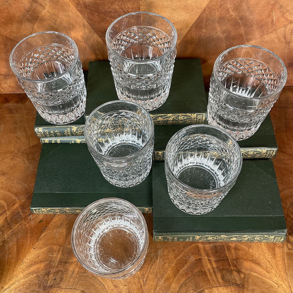 Thumbnail: A Set of 6 Val St Lambert Whisky Glasses