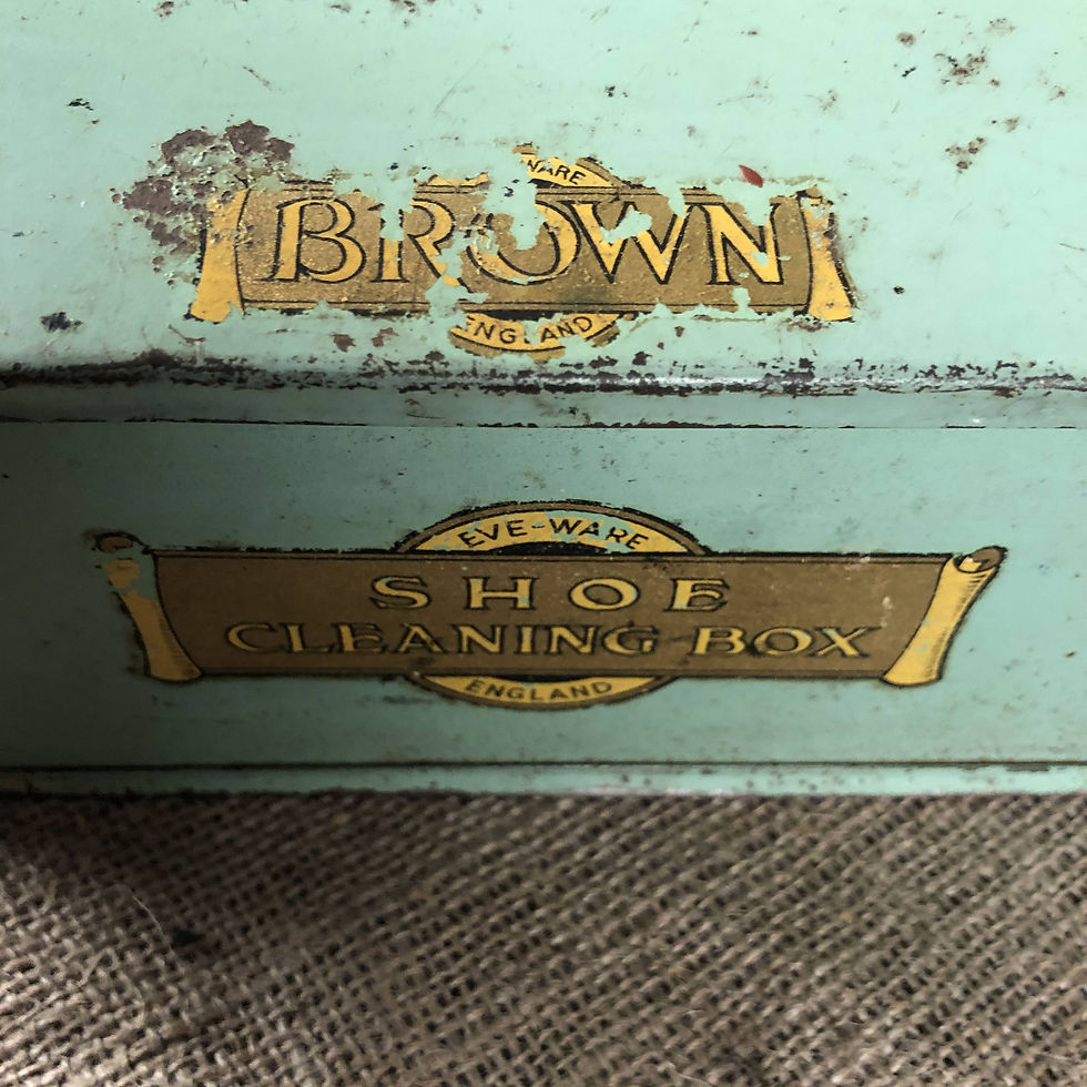 Thumbnail: Tin Plate Shoe Ceaning Box