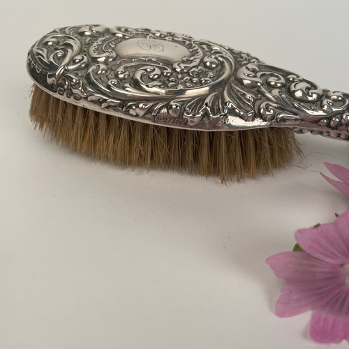 Victorian Silver Hair Brush | R.J. Maypole