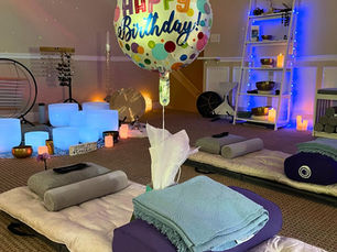 A private birthday related sound bath celebration.