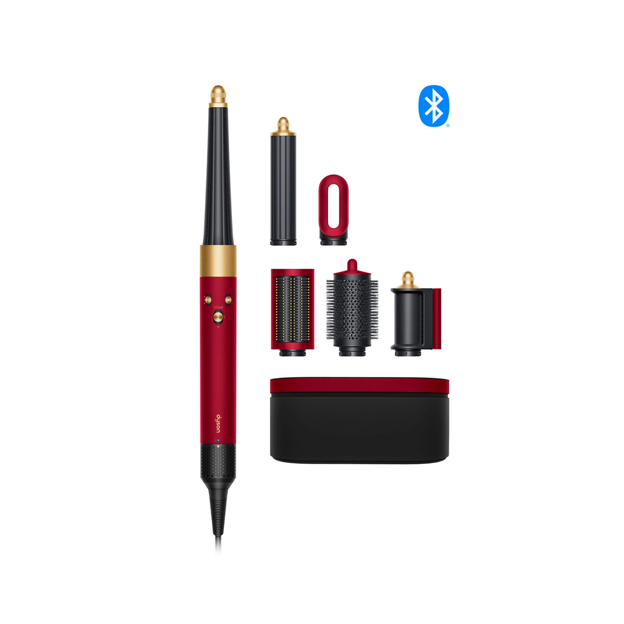 Стайлер Dyson HS08 Airwrap ID Straight/Wavy Red Velvet/Gold