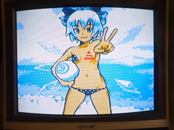NES graphics "Summer Snowball Fight"