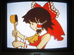 NES graphics "Reimu with water dipper"