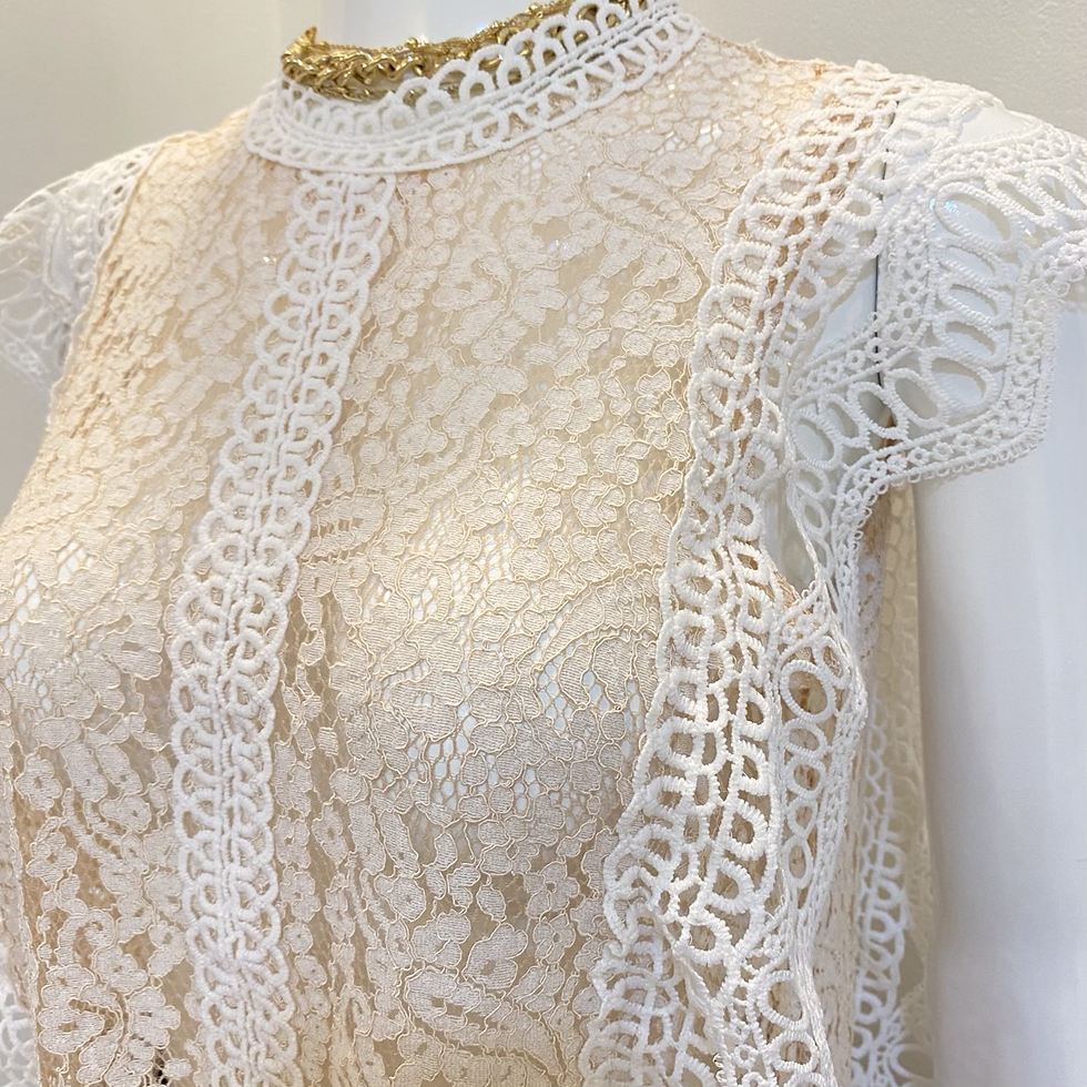 Thumbnail: D582  Beautiful self portrait lace top