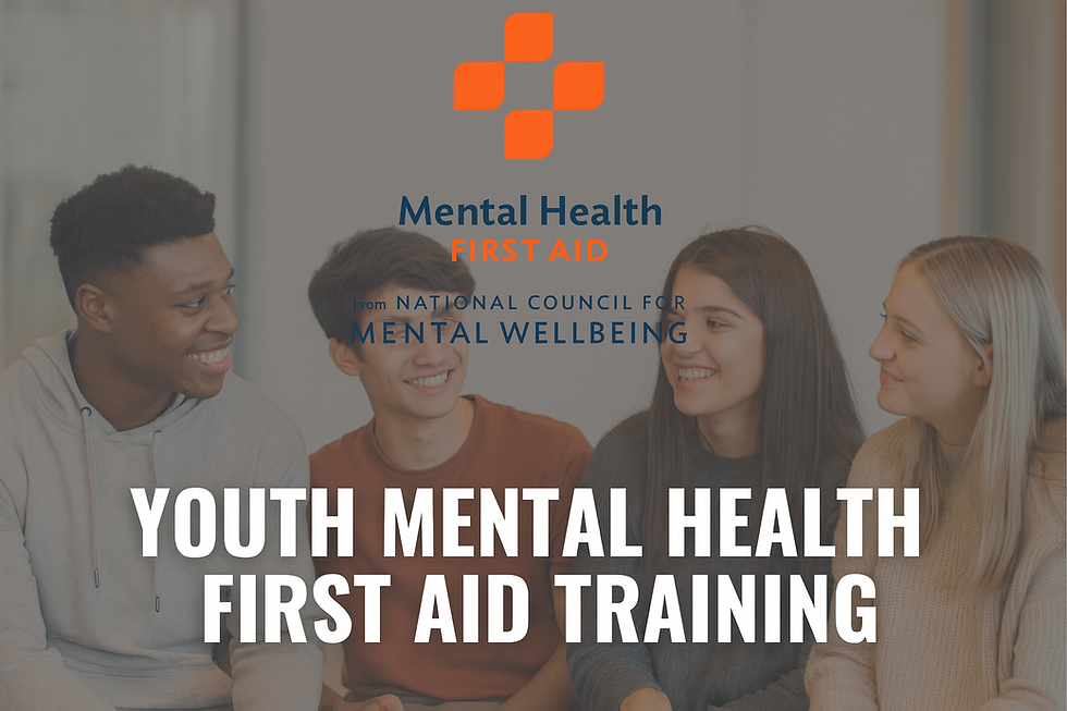 Youth Mental Health First Aid Certification Training 8/23/25 Dr. Sandra Coley