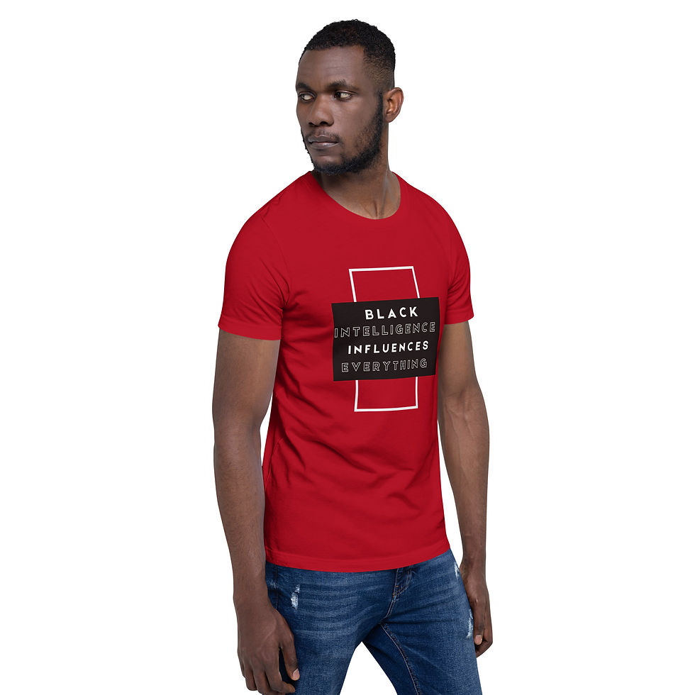 Thumbnail: Black Intelligence Influences Everything Unisex Tee