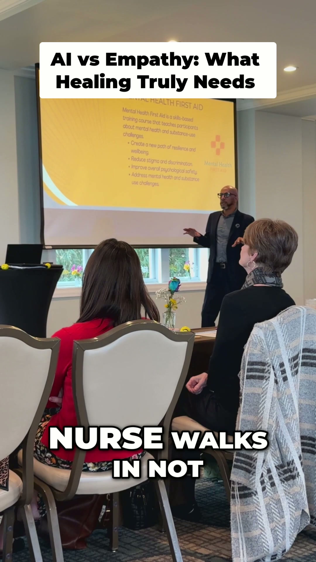 Christian Frazier speaking at an event