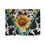 Thumbnail: Sunflowers and Cow Print Soft Polyester Blanket