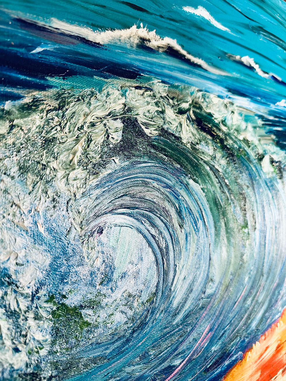 Thumbnail: The sea woman 2022 Oil painting 70x50