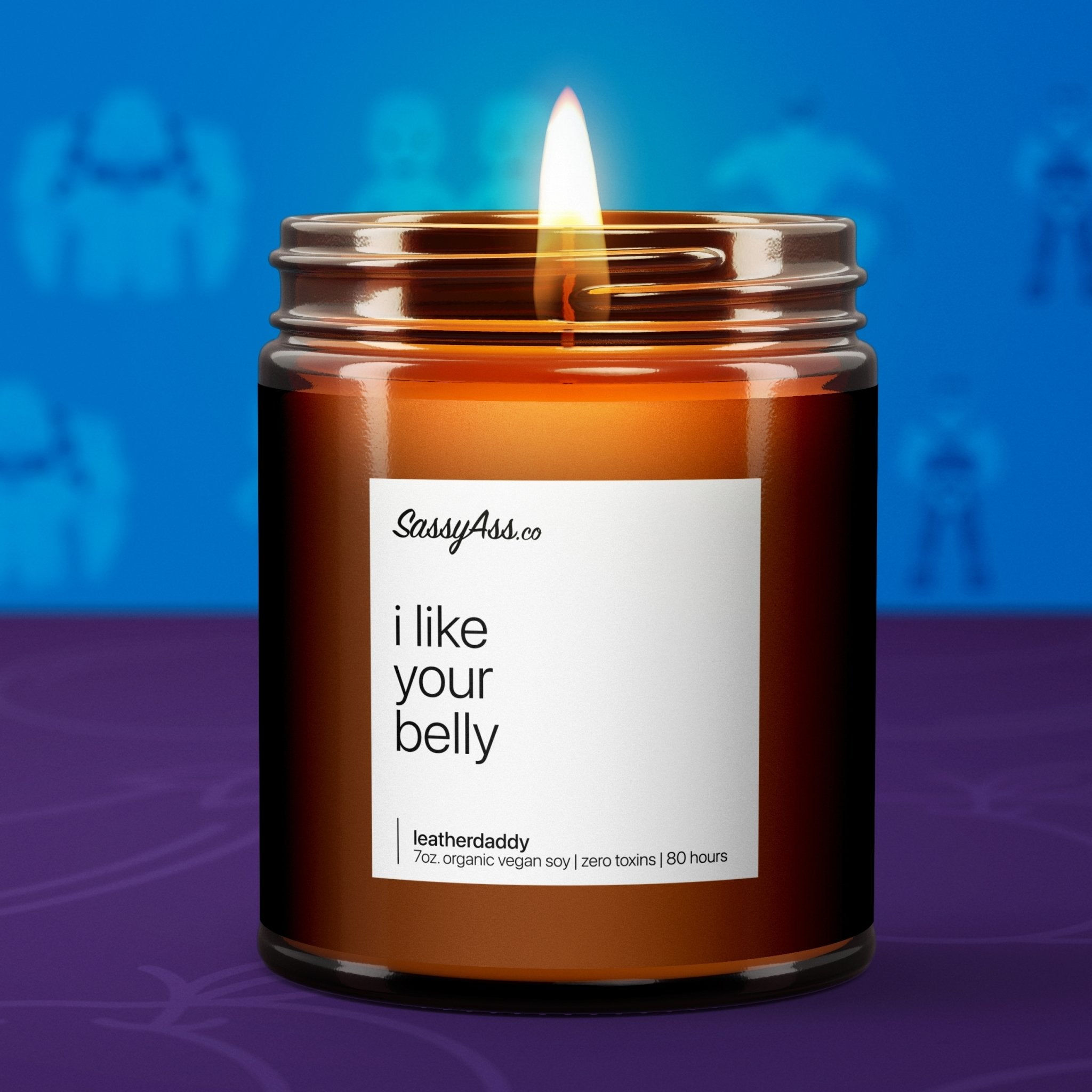 I Like Your Belly - Scented Soy Candle, Body Positivity Gift, Plus Size Love, Ce