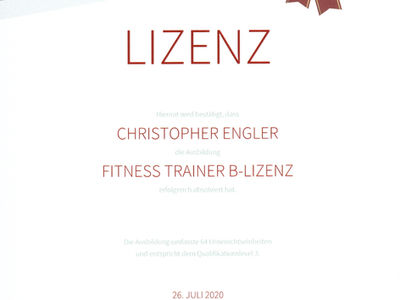 Zertifikat Ernährungsberater