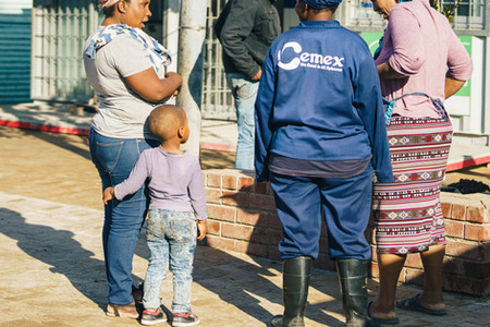 Corobrik donates pavers to the Europe Informal Settlement 