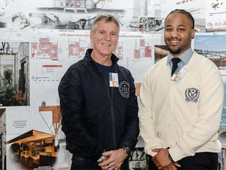 Commendation Award Winner Thapelo Douse (NMU) & Andrew Palframan (HOD at NMU)