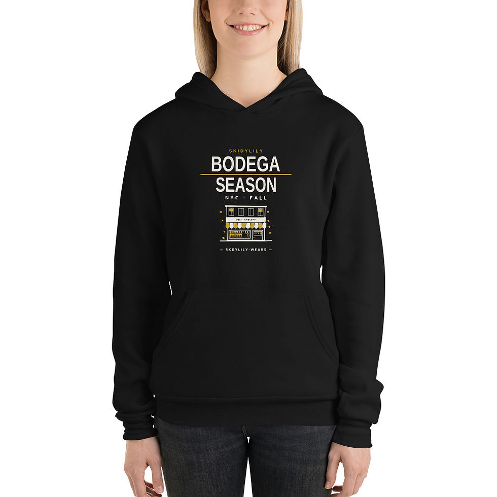 Thumbnail: SKIDYLILY Bodega Season Hoodie — Black
