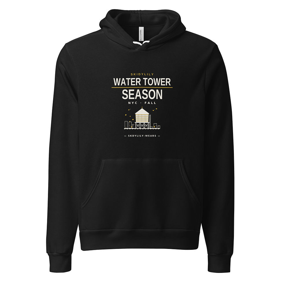 Thumbnail: SKIDYLILY Water Tower Season Hoodie — Black