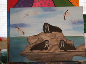 Walrus painting begging to be updated.