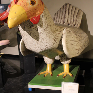 Fantasy coffin on display at the National Funeral History Museum in Houston