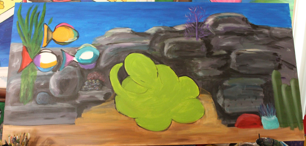 Octopus looking like an alien. What an extraordinary shade of green!