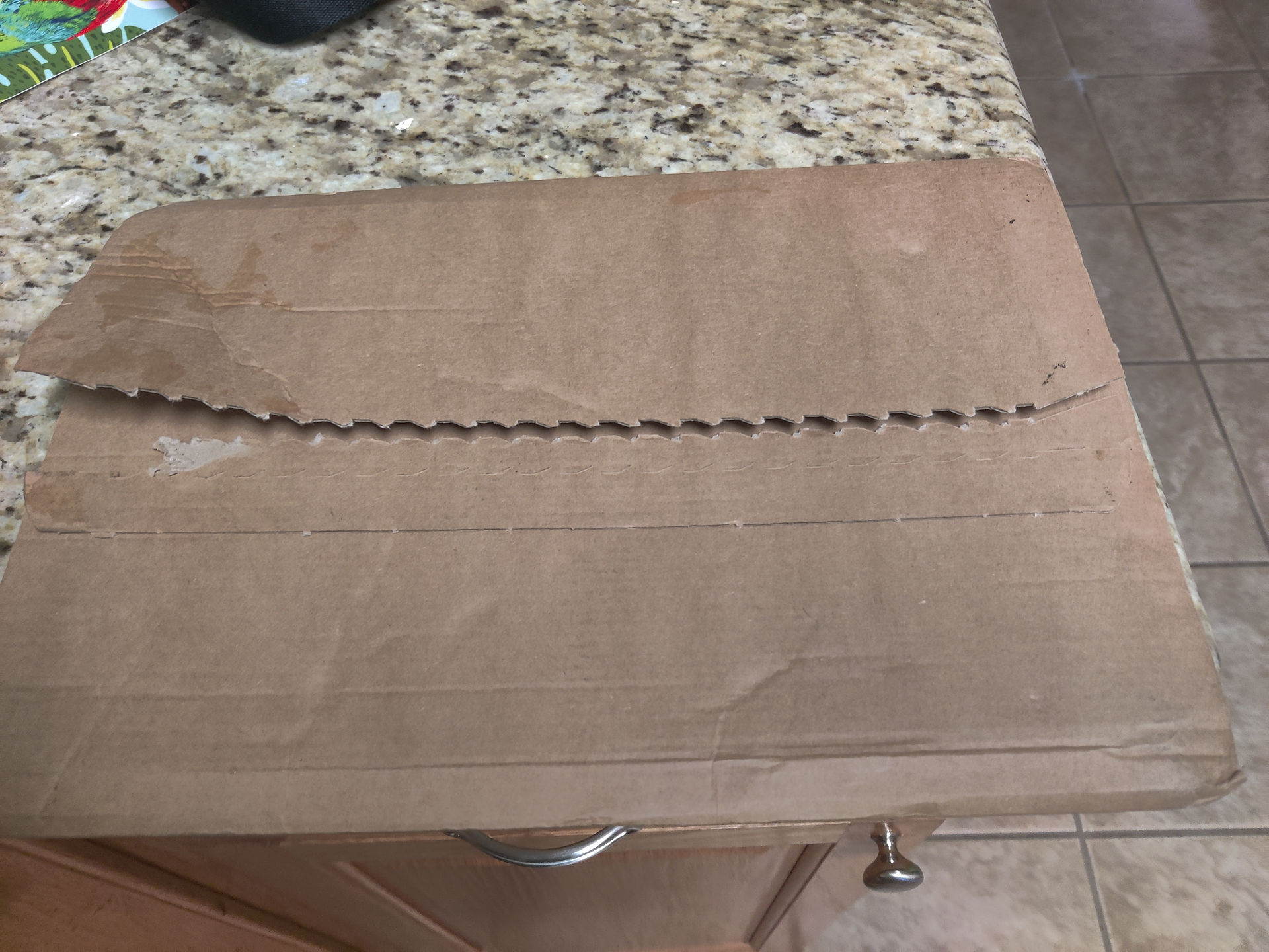 Package with "the" robot inside.