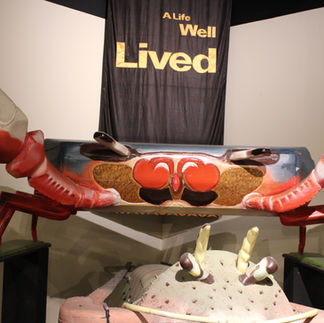 Fantasy coffin on display at the National Funeral History Museum in Houston