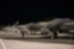Israeli Air Force members wait for F-35I Adirs to launch