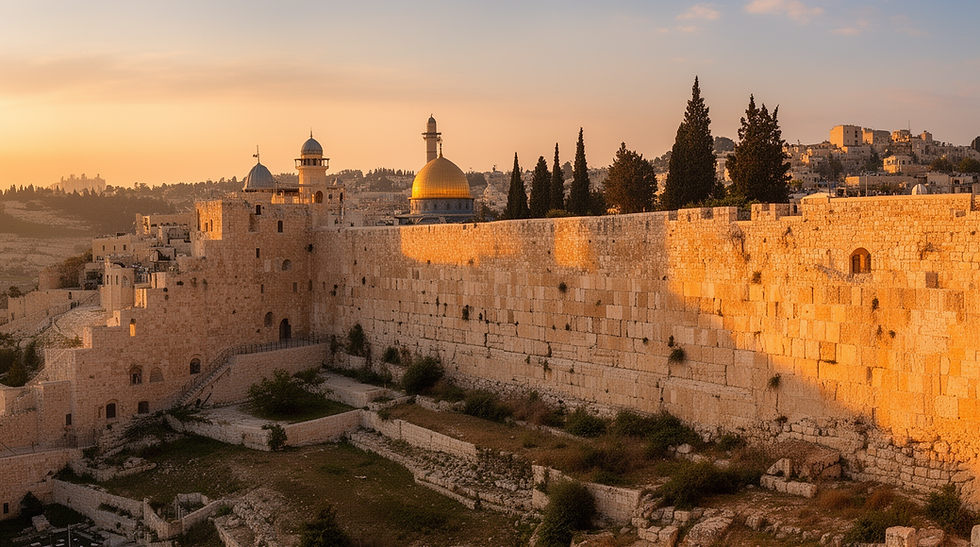 Jerusalem Old City at sunrise, the Israel Palestine conflict explained