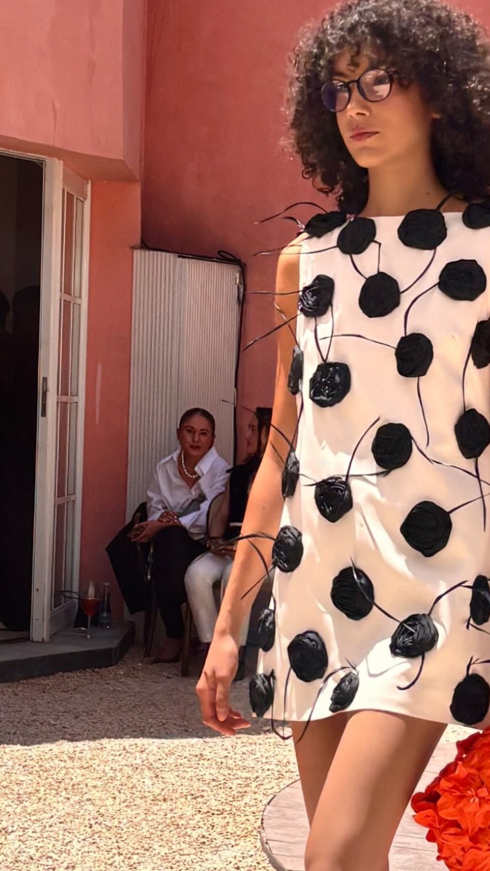 La imponente Casa Rosa Polanco diseñada por el arquitecto Serrano se convirtió en el lugar ideal para la pasarela de Raquel Orozco.