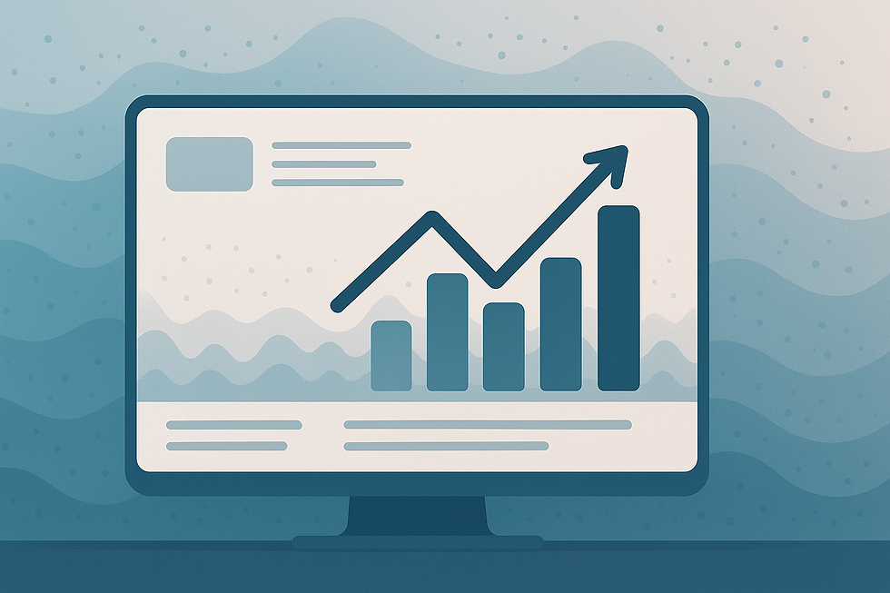 A calm control center dashboard with signals clearly rising above background noise.