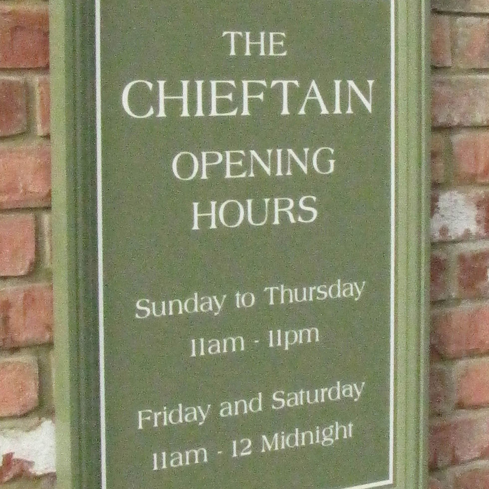 Vinyl Graphics on Hand Painted Sign.